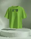 Justin Miami Black and Green Minimal Automotive motorcycle classic T-Shirt Front Side.webp