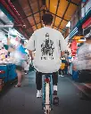 ICONIC SHADOW-Oversized Tee